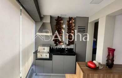 Imagem 6: Apartamento mobiliado para locação no Condomínio Oka Mamoré em Alphaville - SP