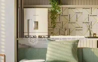 Imagem: O studio possui 1 Dormitório, 1 Banheiro, 1 Vaga na garagem