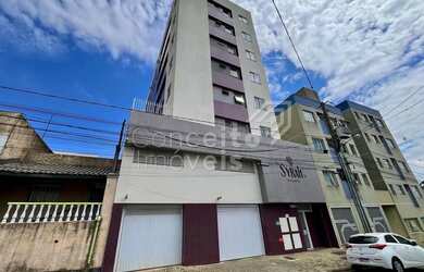 Imagem: O apartamento possui 1 Dormitório, 1 Banheiro, 1 Vaga na garagem