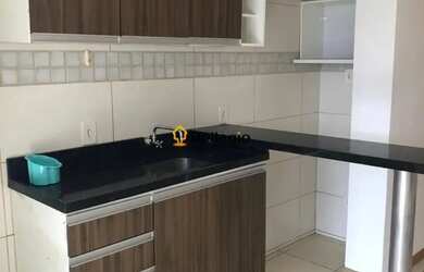 Imagem: O apartamento possui 1 Dormitório, 1 Banheiro, 1 Vaga na garagem