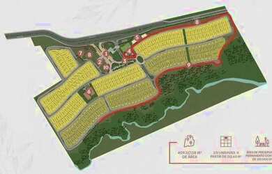 Imagem: O terreno possui 560m² de Área e está localizado em Jardim