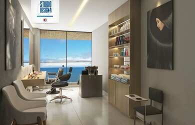 Imagem 8: Quarto e Sala beira-mar no Studio Design 4 Cruz das Almas Macéio-AL