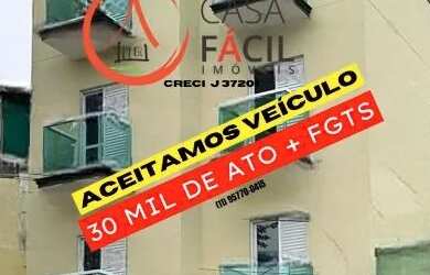 Imagem: O apartamento possui 2 Dormitórios, 1 Banheiro, 1 Vaga na garagem