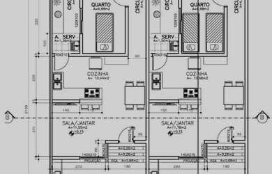 Imagem 5: Bairro Residencial Sul. Casa com 2 quartos. 52 m² de construção. Lindo acabamento