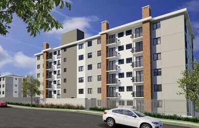 Imagem: O apartamento possui 3 Dormitórios, 1 Banheiro, 1 Vaga na garagem