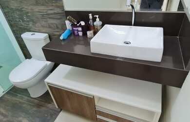 Imagem: A casa em condomínio possui 3 Dormitórios, 5 Banheiros, 4