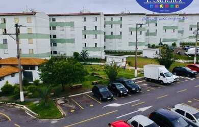 Imagem: O apartamento possui 2 Dormitórios, 1 Banheiro, 1 Vaga na garagem