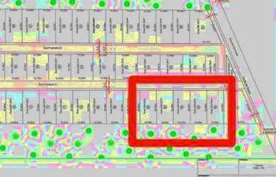 Imagem: O terreno à venda possui 400m² de Área, Imóvel novo e Piscina
