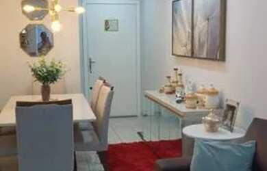 Imagem: O apartamento possui 2 Dormitórios, 1 Banheiro, 1 Vaga na garagem