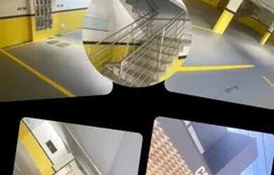 Imagem: O apartamento possui 1 Dormitório, 1 Banheiro, 1 Vaga na garagem