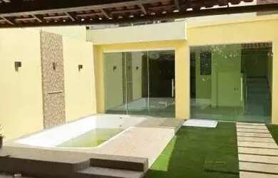 Imagem: A casa possui 4 Dormitórios, 3 Banheiros, 2 Vagas na garagem