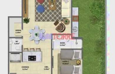 Imagem 2: Apartamento garden Bay View alto padrão à Venda em Barra Grande