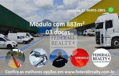 Imagem: O depósito possui 5 Vagas na garagem, 883m² de Área e está