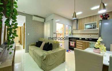 Imagem: O apartamento possui 2 Dormitórios, 2 Banheiros, 1 Vaga na