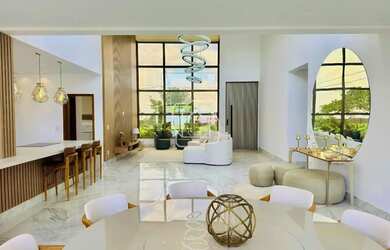 Imagem: A casa em condomínio possui 3 Dormitórios, 5 Banheiros, 4