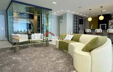 Imagem: O apartamento possui 3 Dormitórios, 4 Banheiros, 3 Vagas na