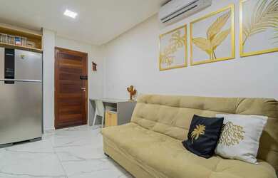 Imagem: O studio possui 1 Dormitório, 1 Banheiro, 1 Vaga na garagem