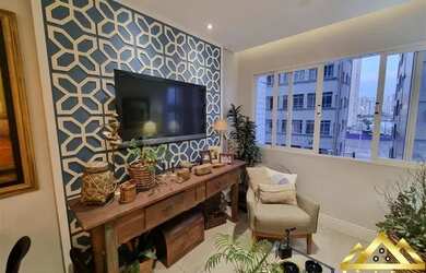 Imagem 2: 1 Dormitório Reformado, sem garagem, com vista ao mar, Gonzaguinha, São...