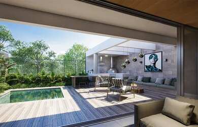 Imagem: A casa em condomínio possui 3 Dormitórios, 3 Banheiros, 2