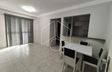 Imagem: O apartamento possui 1 Dormitório, 1 Banheiro, 1 Vaga na garagem