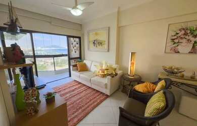 Imagem 4: Apartamento com varanda e vista mar na Praia da Enseada, 3 quartos sendo...