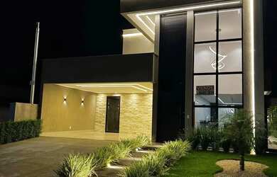 Imagem: A casa em condomínio possui 3 Dormitórios, 4 Banheiros, 2