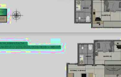 Imagem 3: Vendo Apt 2 Qts x Suite. Varanda, 55m² de Área, 1 Vaga na garageme2...