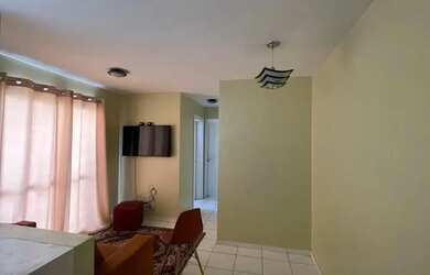 Imagem: O apartamento possui 2 Dormitórios, 1 Banheiro, 1 Vaga na garagem