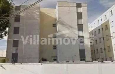 Imagem: O apartamento possui 2 Dormitórios, 1 Banheiro, 1 Vaga na garagem