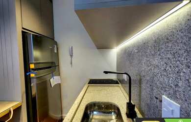 Imagem 9: Apartamento 1 quarto com ar condicionado, muito bem mobiliado e com internet