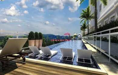 Imagem: O apartamento possui 2 Dormitórios, 1 Banheiro, 1 Vaga na garagem