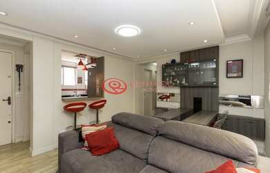 Imagem: O apartamento possui 3 Dormitórios, 1 Banheiro, 1 Vaga na garagem