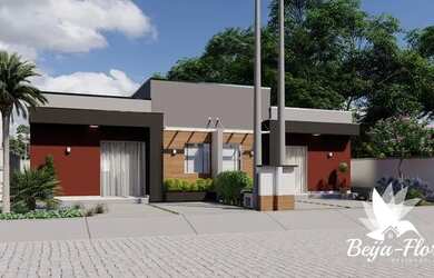 Imagem: A casa possui 2 Dormitórios, 1 Banheiro, 1 Vaga na garagem