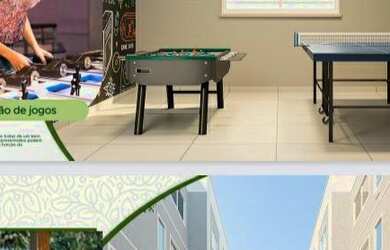 Imagem 2: M129Apartamento para venda possui 40 metros quadrados com 2 quartos em Turu - São Luís - M