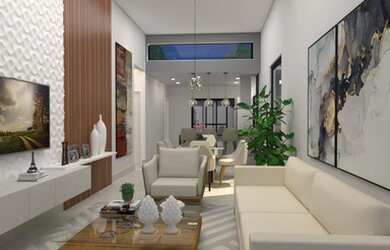 Imagem: A casa em condomínio possui 3 Dormitórios, 2 Banheiros, 2