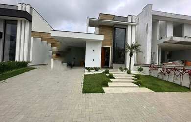 Imagem: A casa em condomínio possui 3 Dormitórios, 4 Banheiros, 4