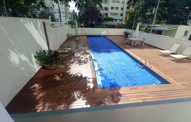 Imagem: O apartamento possui 1 Dormitório, 2 Banheiros, 1 Vaga na garagem