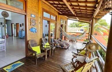 Imagem 2: Casa Frente Mar para Venda em Prado, Corumbau, 4 dormitórios, 3 suítes, 1 banheiro