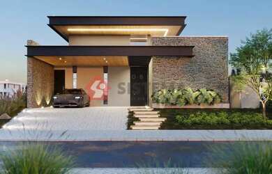 Imagem: A casa em condomínio possui 3 Dormitórios, 5 Banheiros, 2