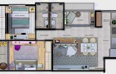 Imagem 10: Apartamento com 2 dormitórios à venda, 62 m² por R$ 870.000,00 - Santa Efigênia - Belo Hor