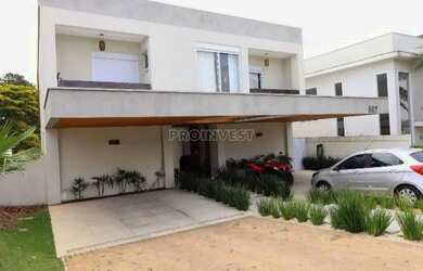 Imagem: A casa em condomínio possui 4 Dormitórios, 5 Banheiros, 4