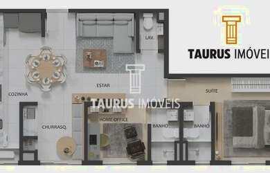 Imagem: O apartamento possui 2 Dormitórios, 3 Banheiros, 1 Vaga na