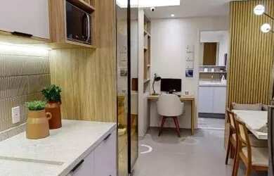 Imagem: O apartamento possui 2 Dormitórios, 1 Banheiro, 1 Vaga na garagem