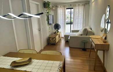 Imagem: O apartamento possui 1 Dormitório, 1 Banheiro, 1 Vaga na garagem