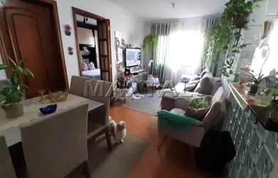 Imagem: O apartamento possui 1 Dormitório, 1 Banheiro, 1 Vaga na garagem