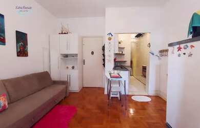 Imagem: A kitnet possui 1 Banheiro, 35m² de Área e está localizado