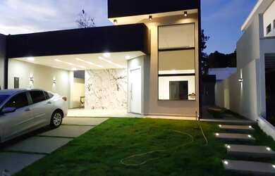 Imagem: A casa em condomínio para alugar possui 3 Dormitórios, 3 Banheiros