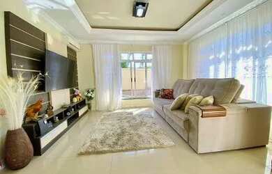 Imagem: A casa em condomínio possui 4 Dormitórios, 4 Banheiros, 3