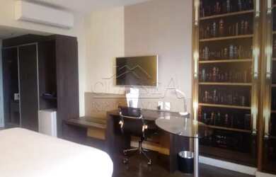 Imagem: O studio possui 1 Dormitório, 1 Banheiro, 1 Vaga na garagem