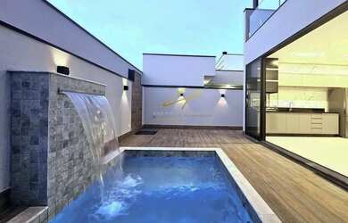 Imagem: A casa em condomínio possui 3 Dormitórios, 5 Banheiros, 4